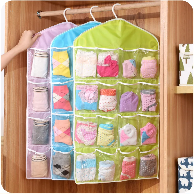 Sock Organizer Tray - Laris 16 kantong pakaian kantong gantung