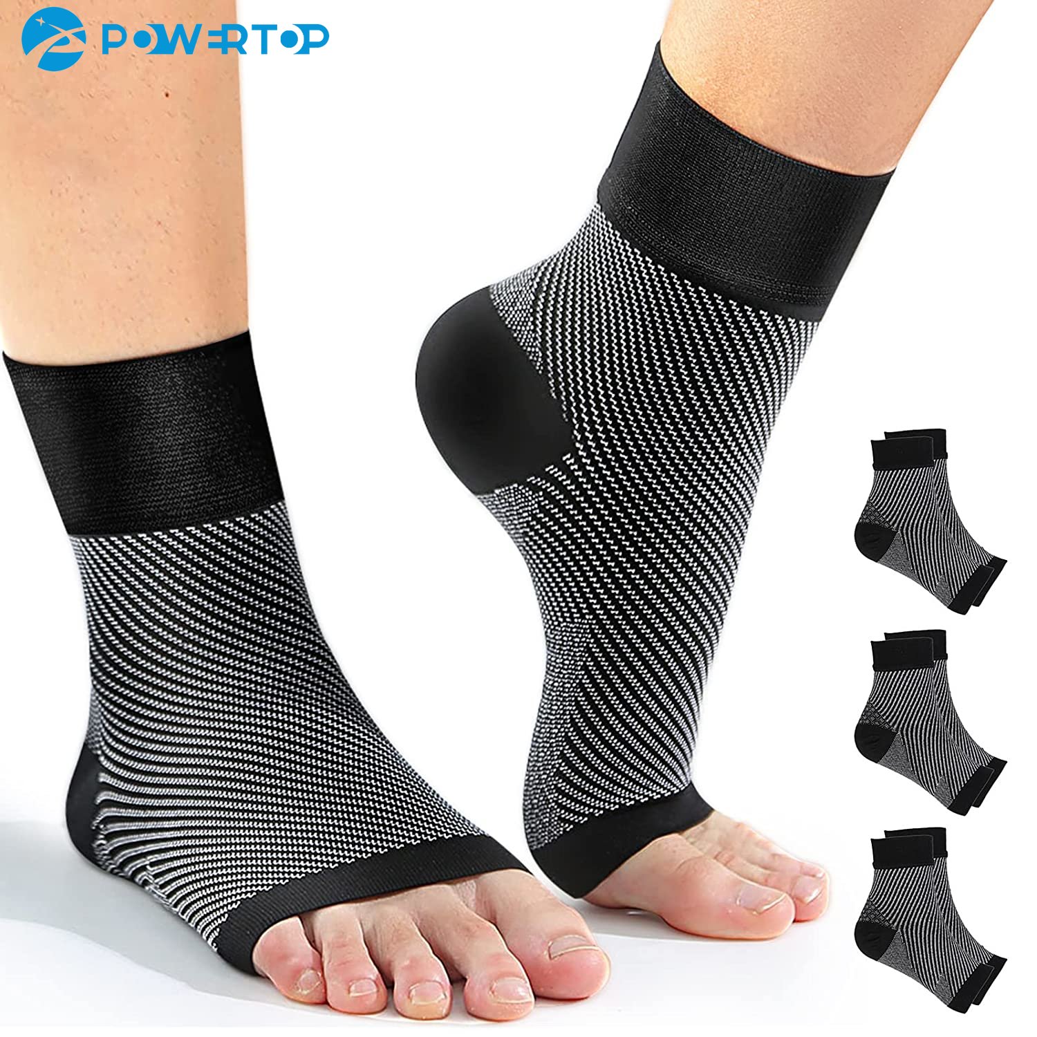Ankle Brace Sock - 1 Pasang Kaus Kaki Kompresi Plantar
