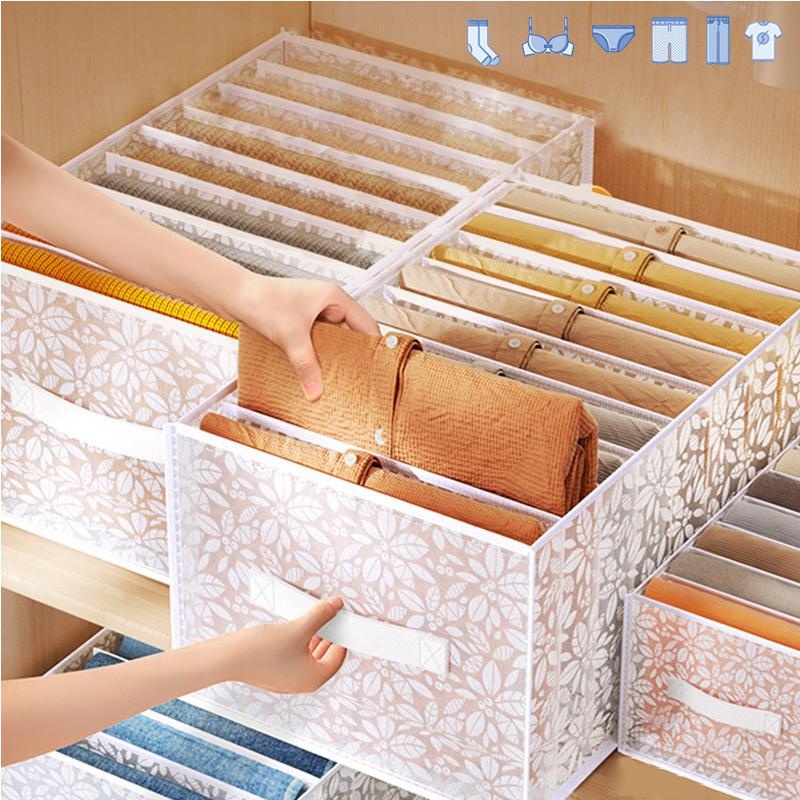 Sock Organizer Tray - Kotak Penyimpanan Kompartemen Jeans Kotak Pemisah