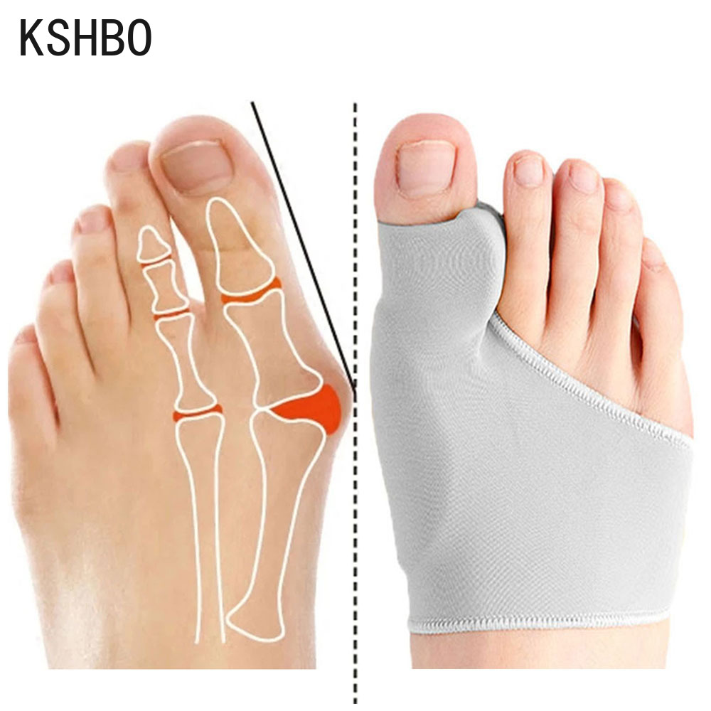 Ankle Brace Sock - Pemisah jari kaki korektor ibu jari