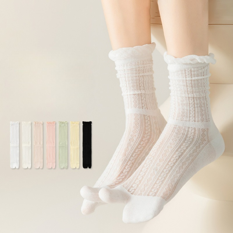 Toe Sock Split - 5 Pasang Kaus Kaki Jari Terpisah