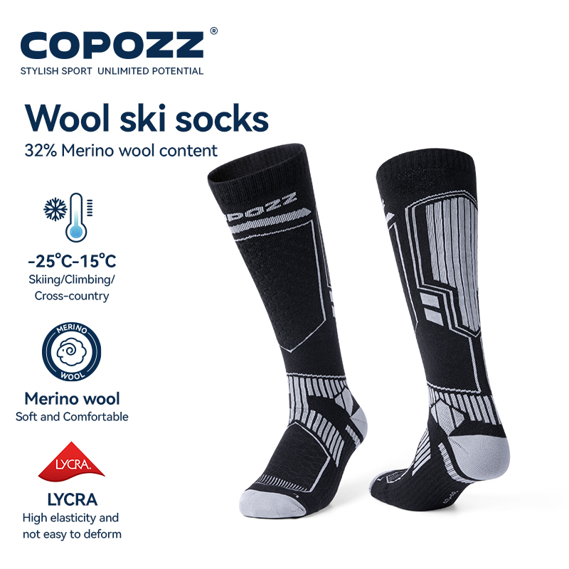Thermal Sock Winter - COPOZZ Kaus Kaki Ski Musim Dingin