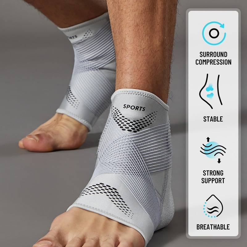 Ankle Brace Sock - 1 Buah Penyangga Pergelangan Kaki Tanpa