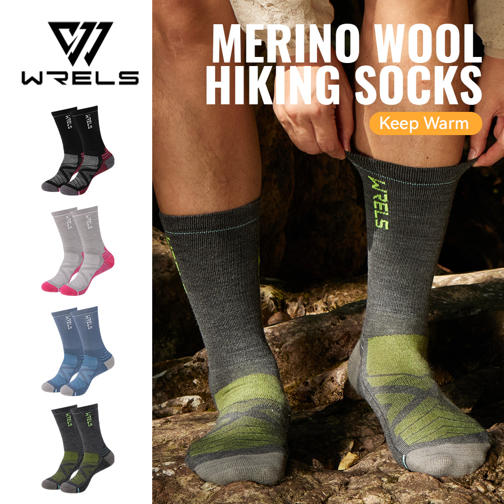 Wool Hiking Sock - Kaos Kaki Wol Merino WRELS 1/2/3,