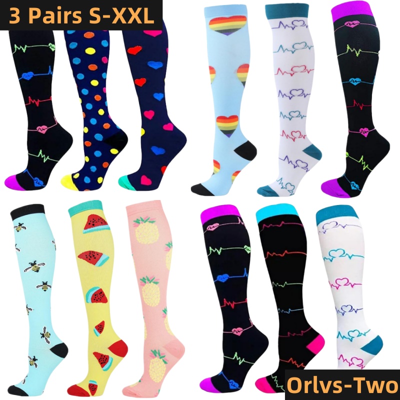Compression Sock Medical - S-XXL kaus kaki kompresi Suster Pria