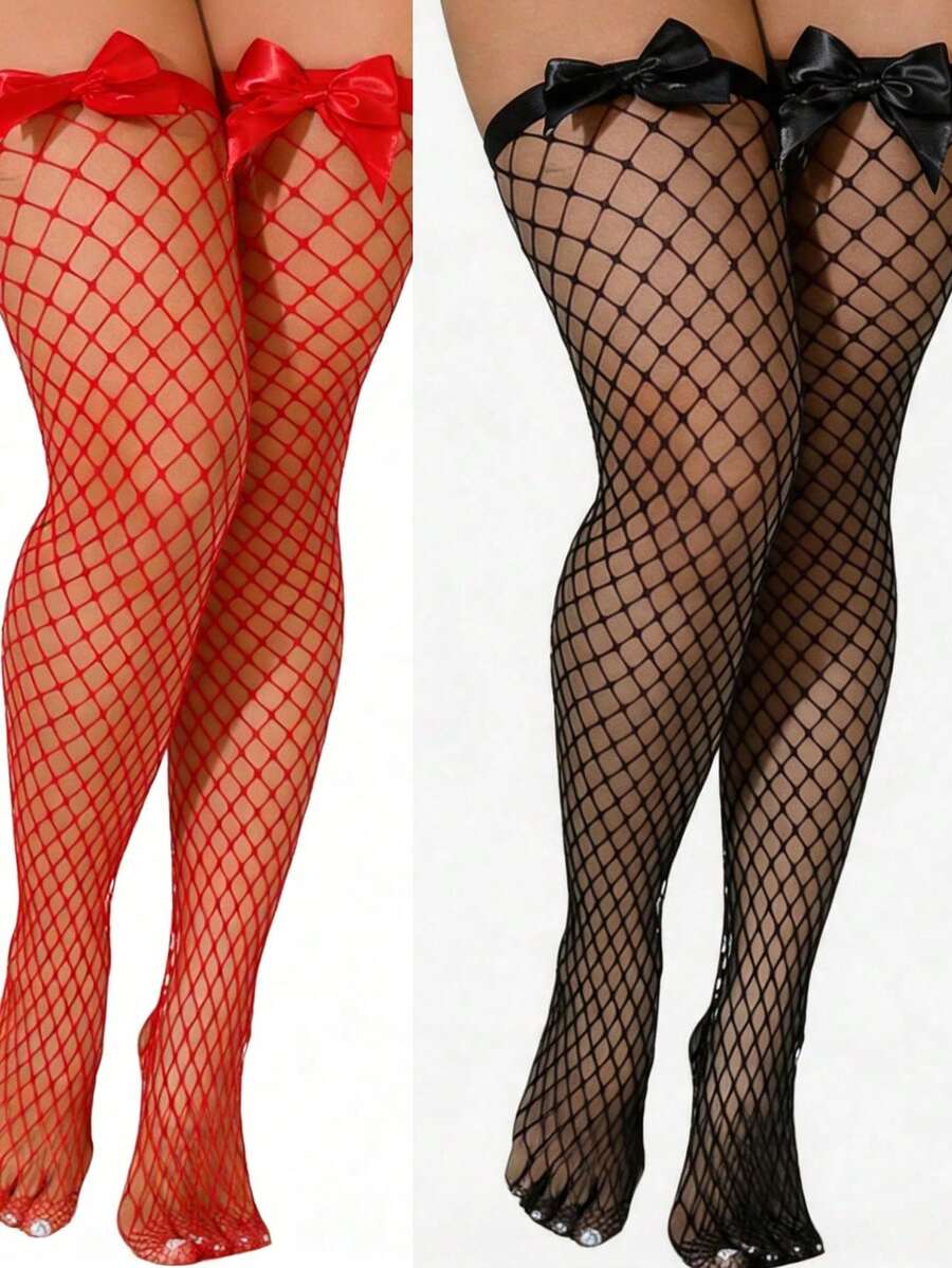 Fishnet Stocking Women - Stoking Jaring Ikan Hias Pita, Kaus