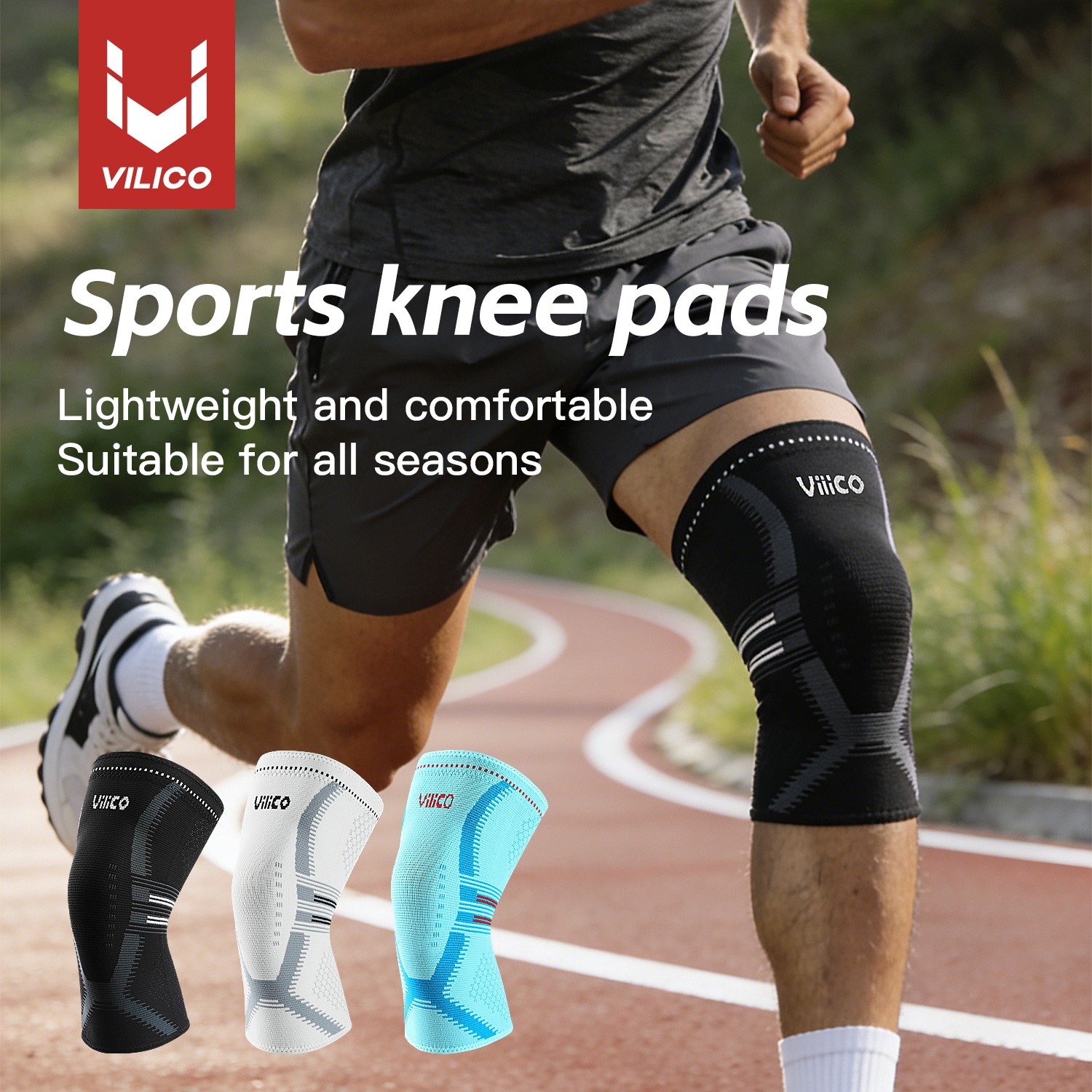 Compression Sleeve Calf - 1 Buah Penyangga Lutut untuk Wanita