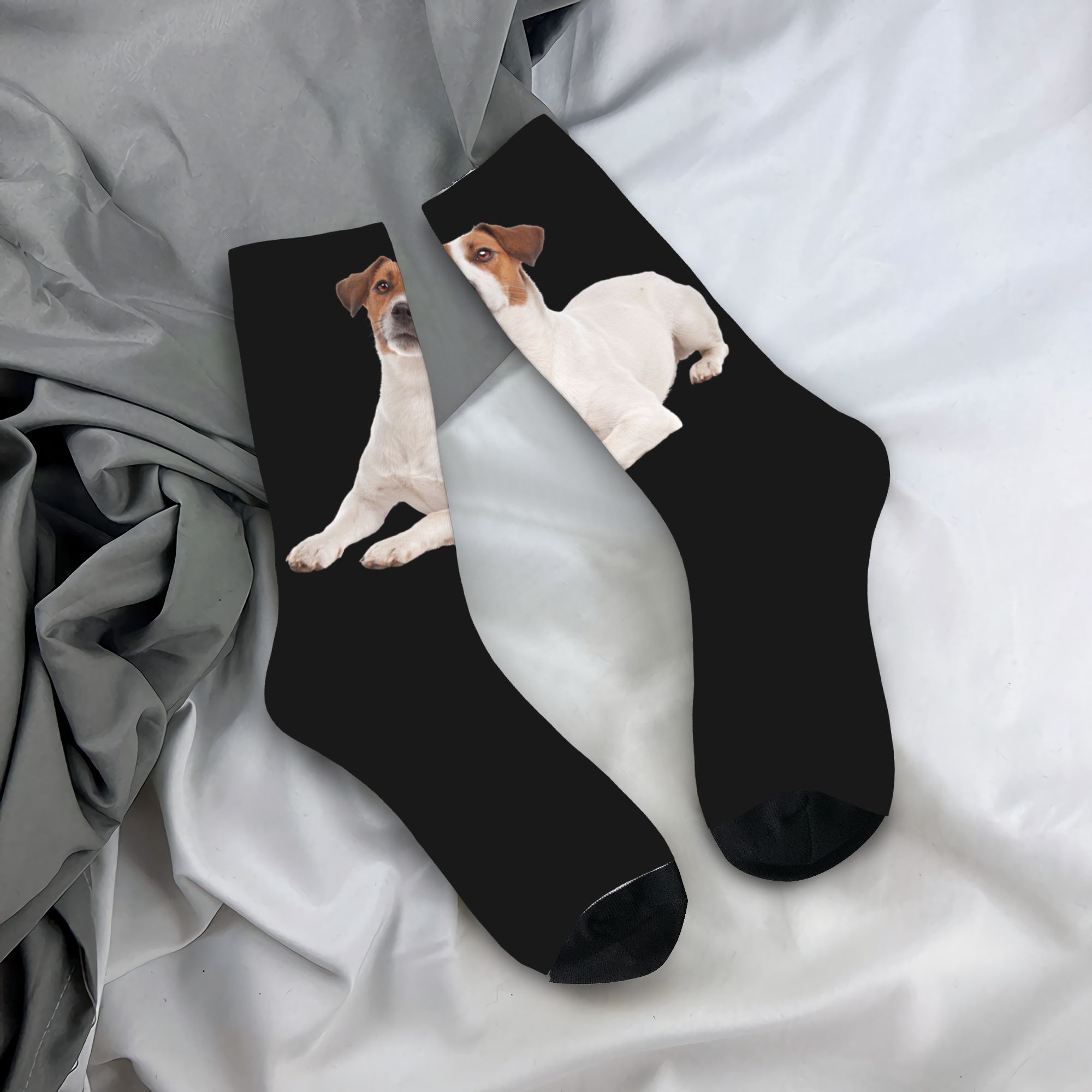 Dress Sock Men - Kaus Kaki Pria Custom Jack Russell