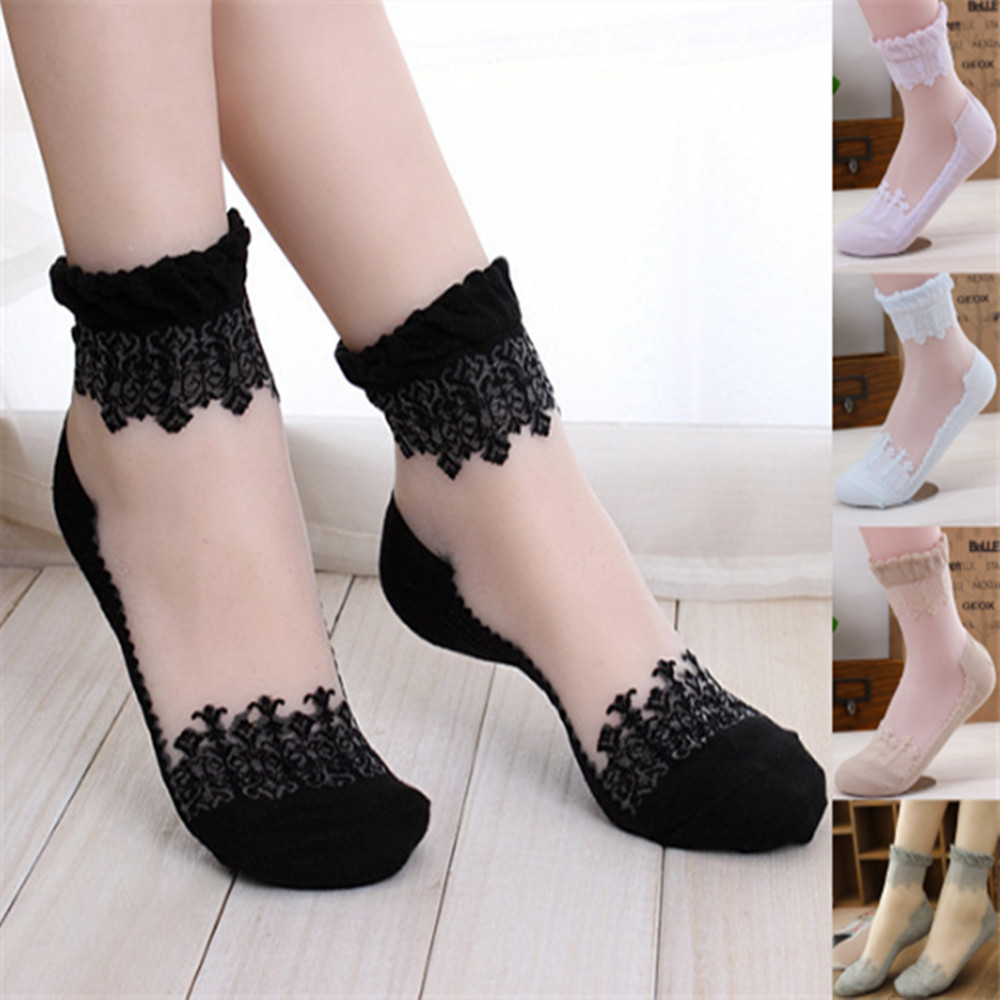 Invisibility Sock Loafer - Kaus Kaki Pendek Renda Wanita Kaus