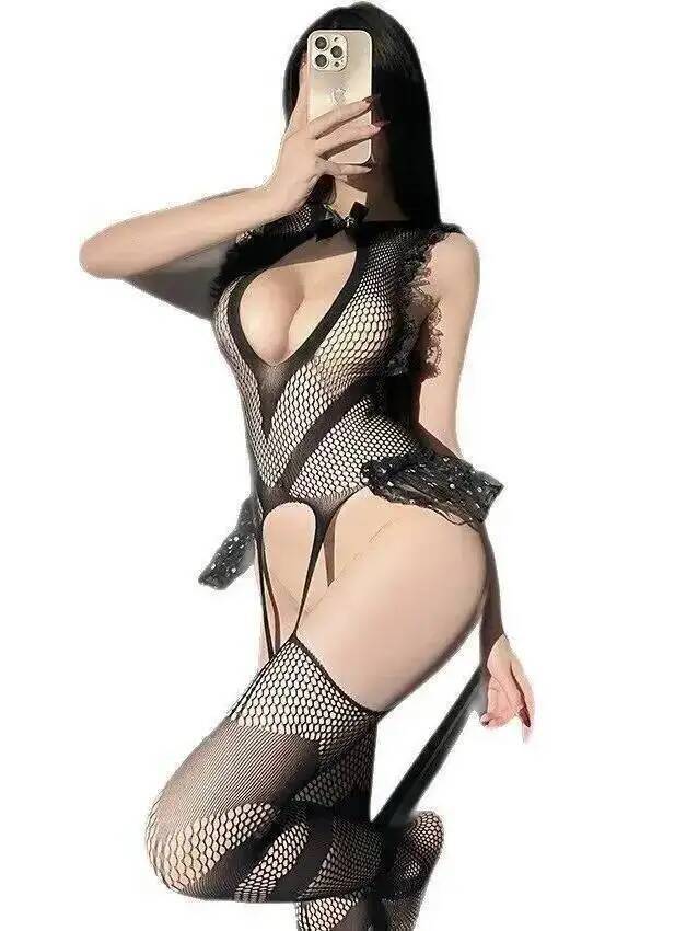 Bodystocking Jaring Ikan Beren - Fishnet Stocking Women ulasan dan harga