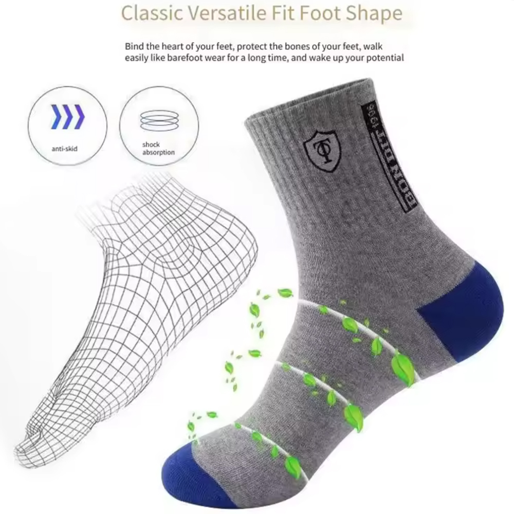 Kaos Kaki Pria Premium Thermal - Cotton Crew Sock Pack ulasan dan harga