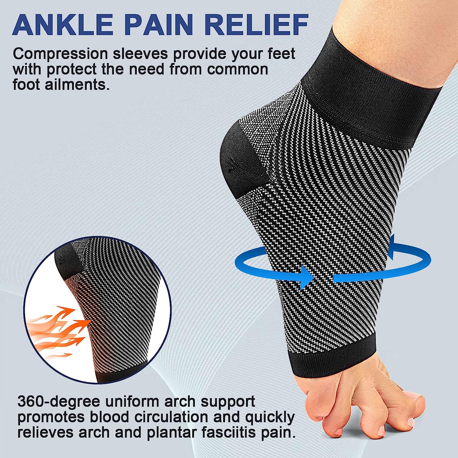1 Pasang Kaus Kaki Kompresi Pl - Ankle Brace Sock ulasan dan harga