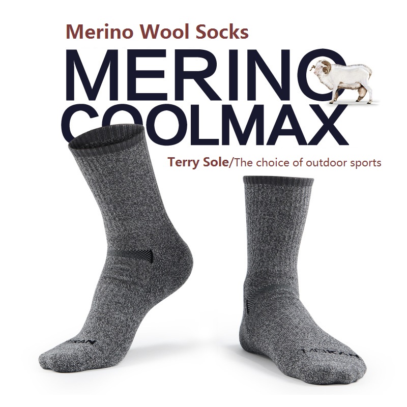 MEIKAN Pria Merino kaus kaki w - Wool Hiking Sock ulasan dan harga