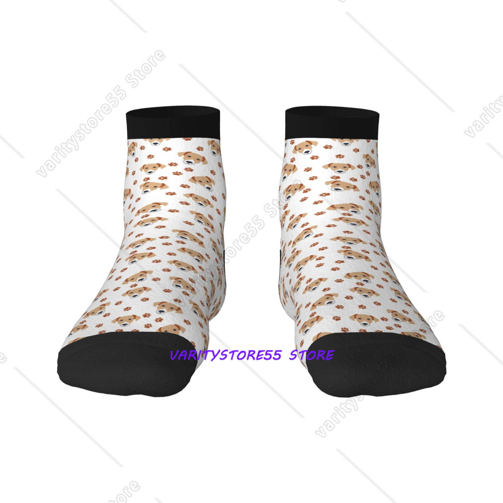 Kaos Kaki Crew Pola Anjing Lab - Athletic Sock Cushion ulasan dan harga