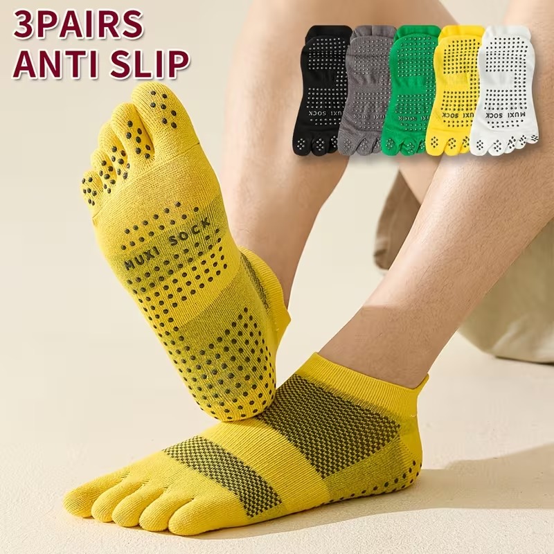 Kaos Kaki Pria 3-Pasang Anti-S - Grip Sock Yoga ulasan dan harga