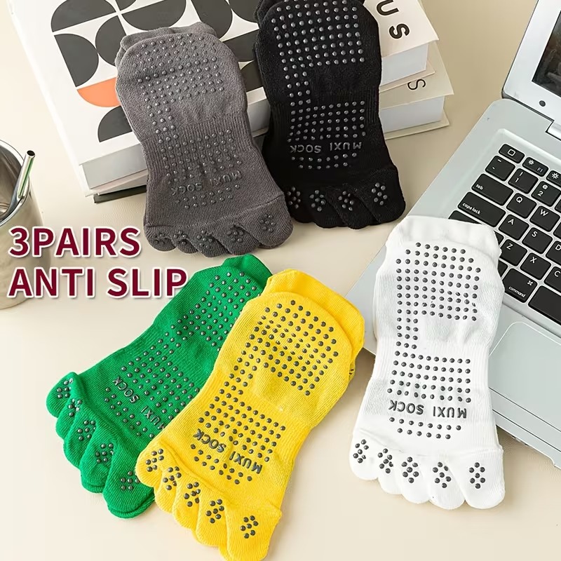 Kaos Kaki Pria 3-Pasang Anti-S - Grip Sock Yoga ulasan dan harga