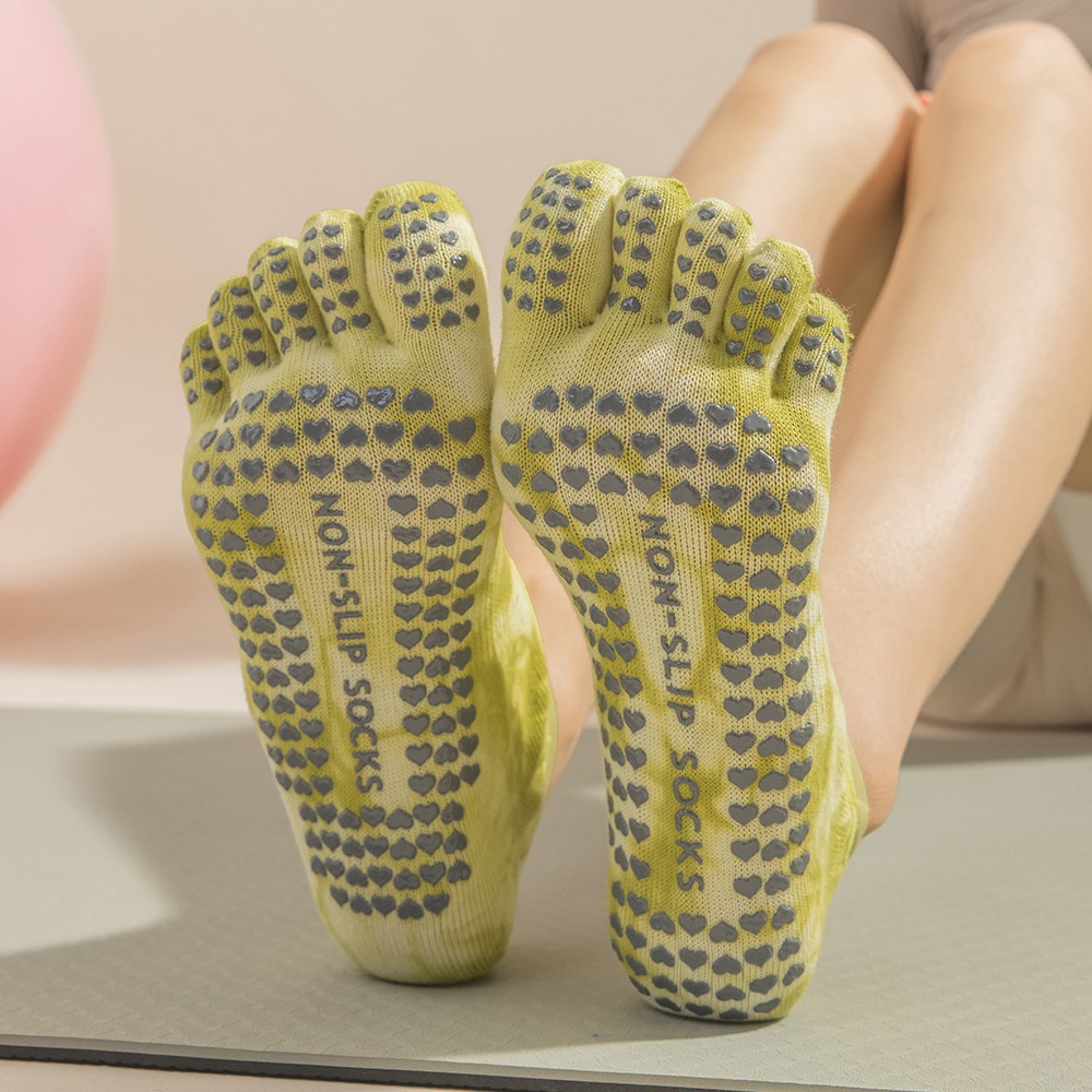 Kaos Kaki Wanita Tie-Dye denga - Grip Sock Yoga ulasan dan harga