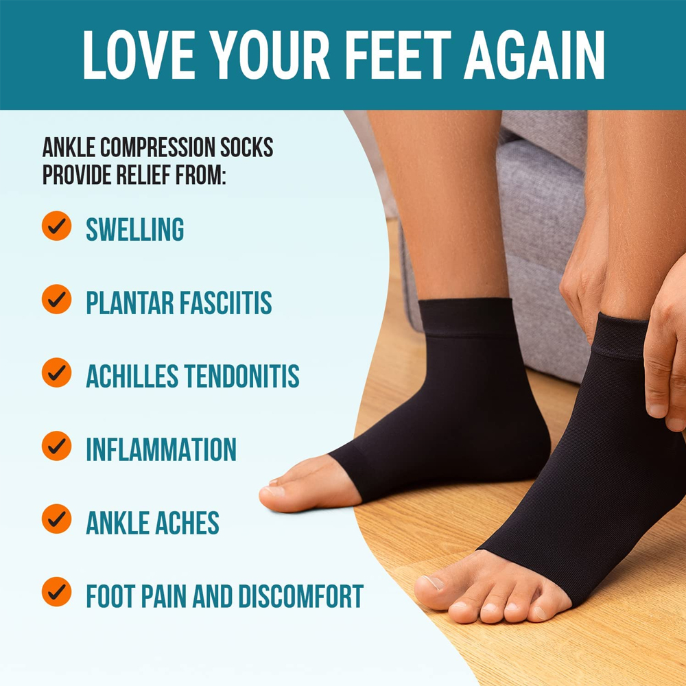 1 pasang kaus kaki Nano lengan - Ankle Brace Sock ulasan dan harga