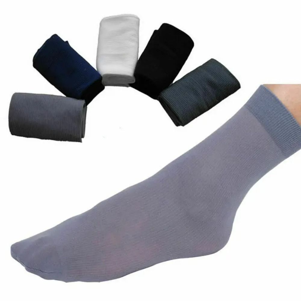 10 pasang Kaos Kaki Pria Baru  - Silk Sock Bamboo ulasan dan harga