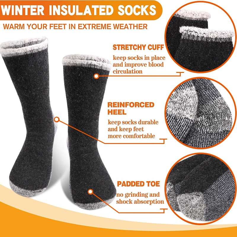 3 Pasang Kaus Kaki Olahraga Lu - Thermal Sock Winter ulasan dan harga