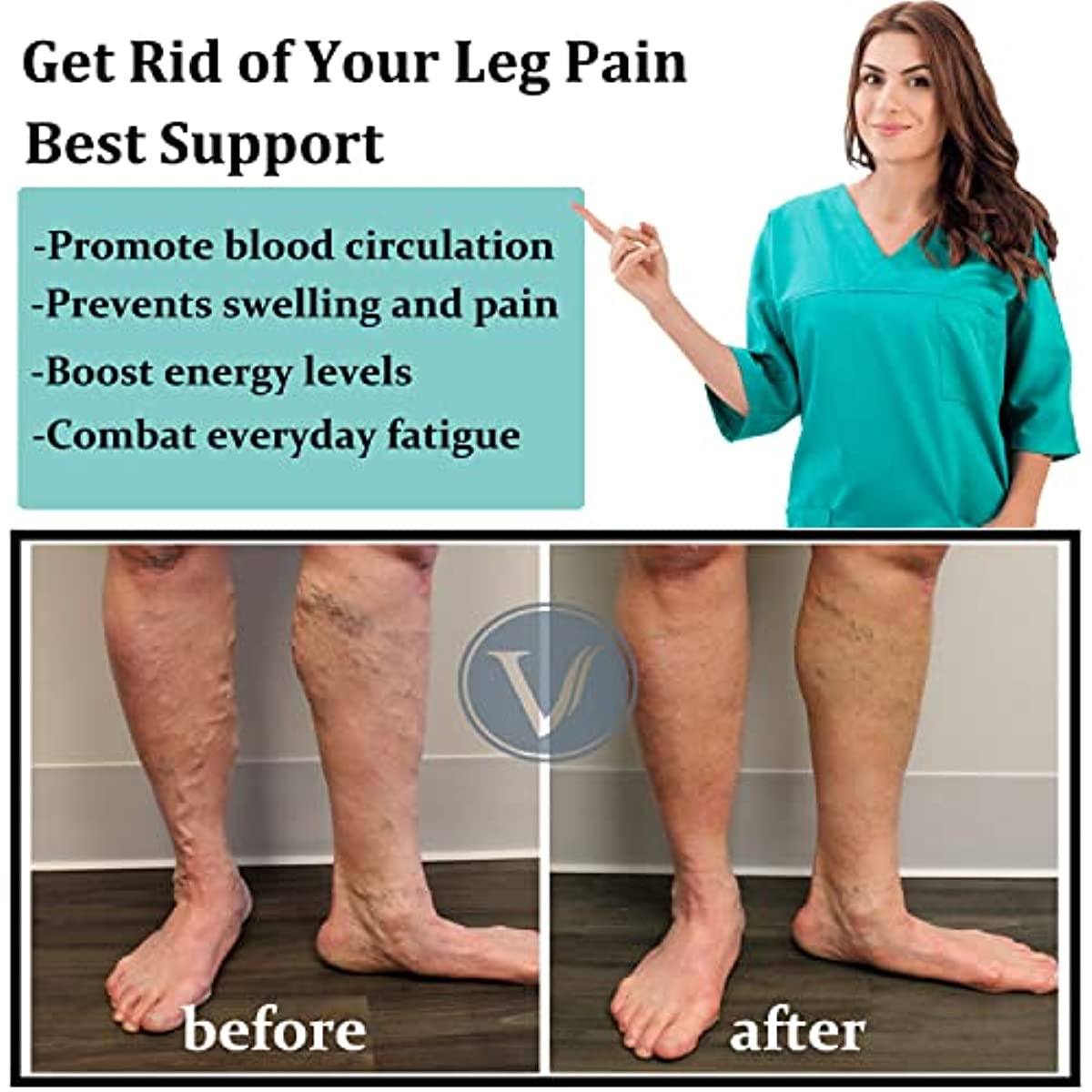 7 Pasang Kaus Kaki Kompresi Wa - Compression Sock Medical ulasan dan harga