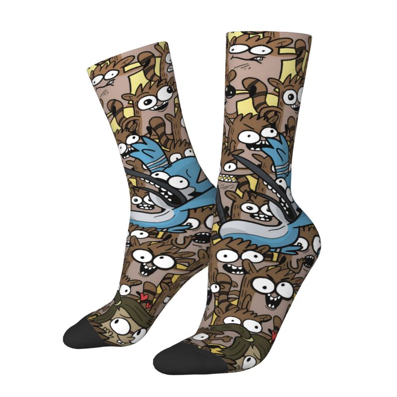 Kaos Kaki Santai Motif Kartun  - Dress Sock Men ulasan dan harga