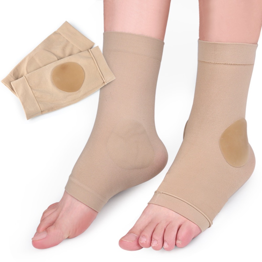 1 Pasang Kaus Kaki Gel Silikon - Ankle Brace Sock ulasan dan harga