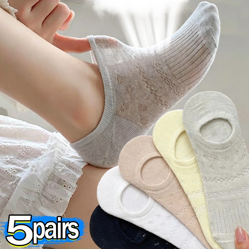 Kaos Kaki Balet Wanita Model T - Invisibility Sock Loafer ulasan dan harga