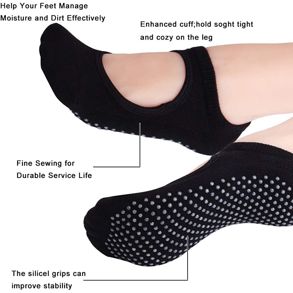 Kaus kaki Yoga olahraga wanita - Grip Sock Yoga ulasan dan harga