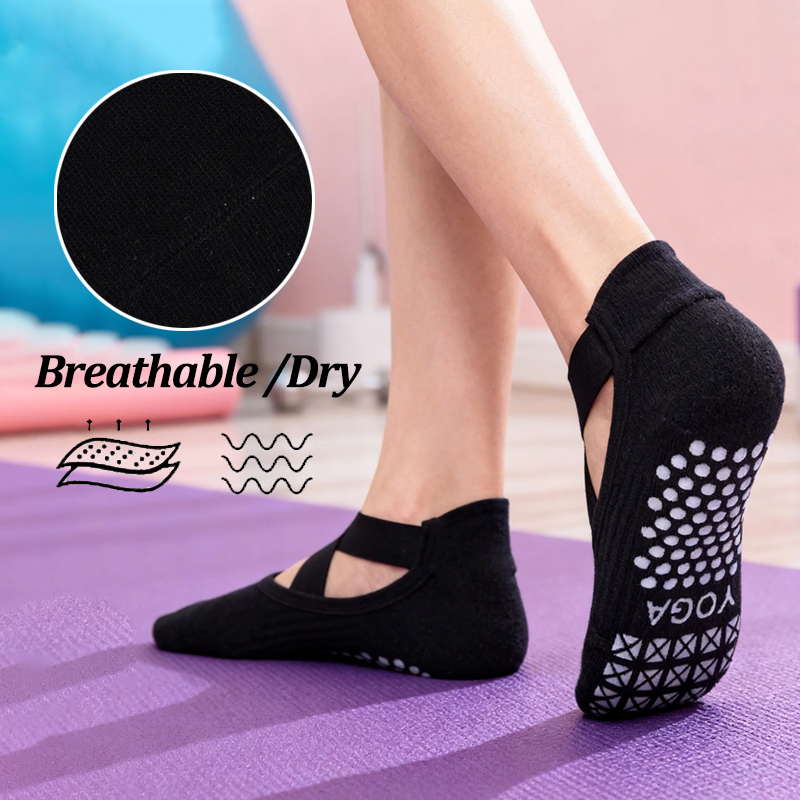 Kaus Kaki Yoga Anti Selip Wani - Grip Sock Yoga ulasan dan harga