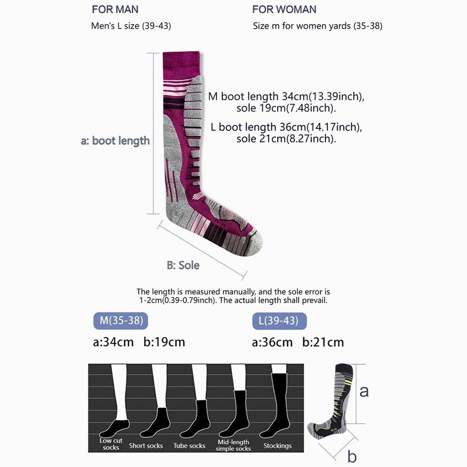 Kaos Kaki Ski Wol Merino GTUBI - Thermal Sock Winter ulasan dan harga