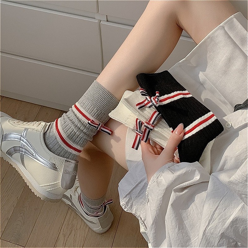 Kaus Kaki Wanita 3-Pak Katun C - Cotton Crew Sock Pack ulasan dan harga