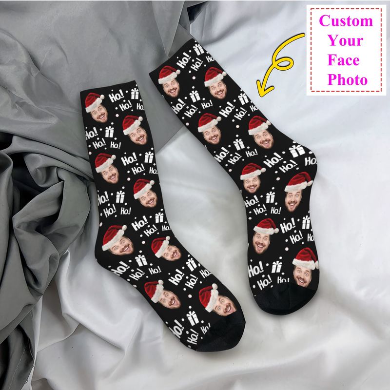 Kaos Kaki Pria Custom Foto Waj - Dress Sock Men ulasan dan harga