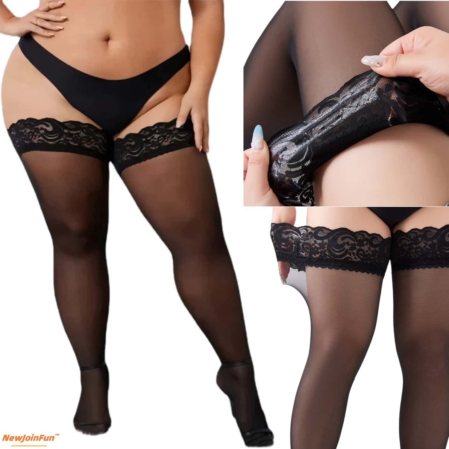 5 pasang set Stoking Wanita Uk - Thigh High Sock Stay Up ulasan dan harga
