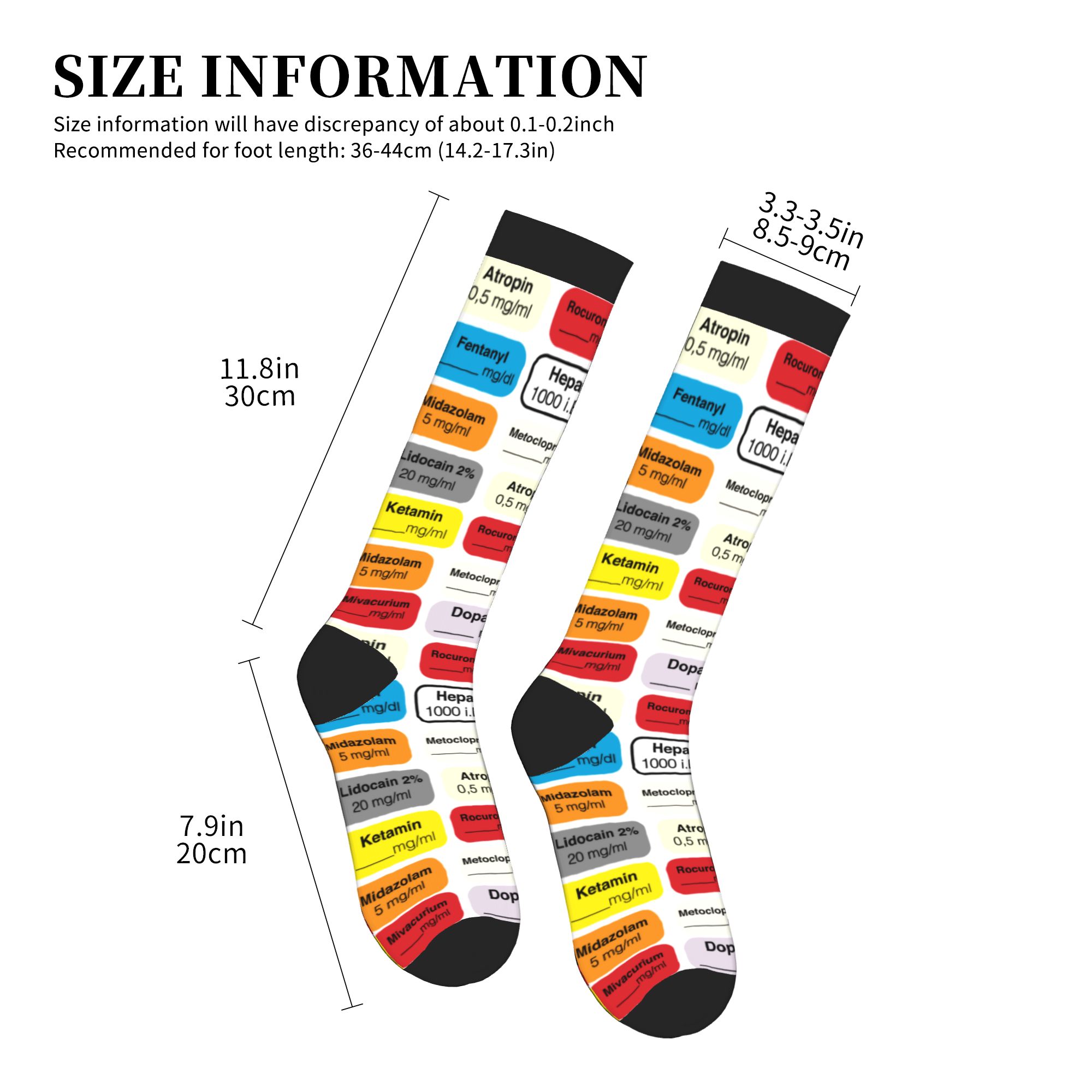 Label Obat Anestesi Kaus Kaki  - Compression Sock Medical ulasan dan harga