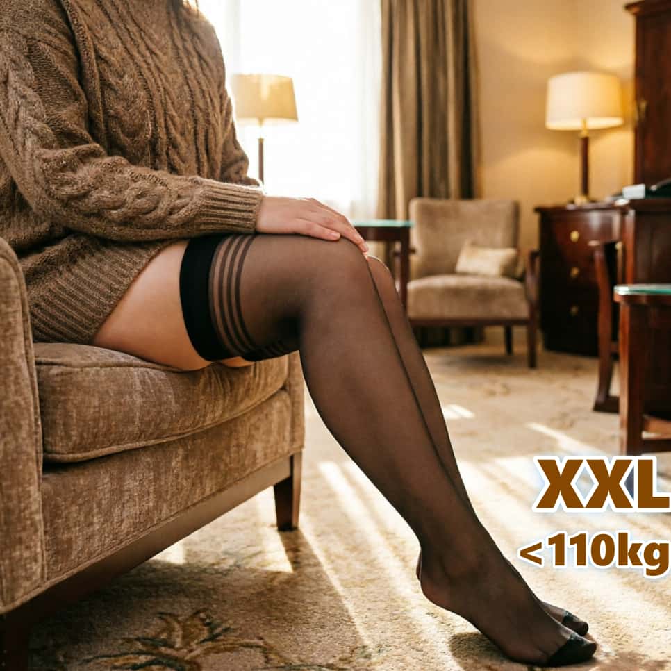 Stoking Setengah Paha Ukuran B - Thigh High Sock Stay Up ulasan dan harga