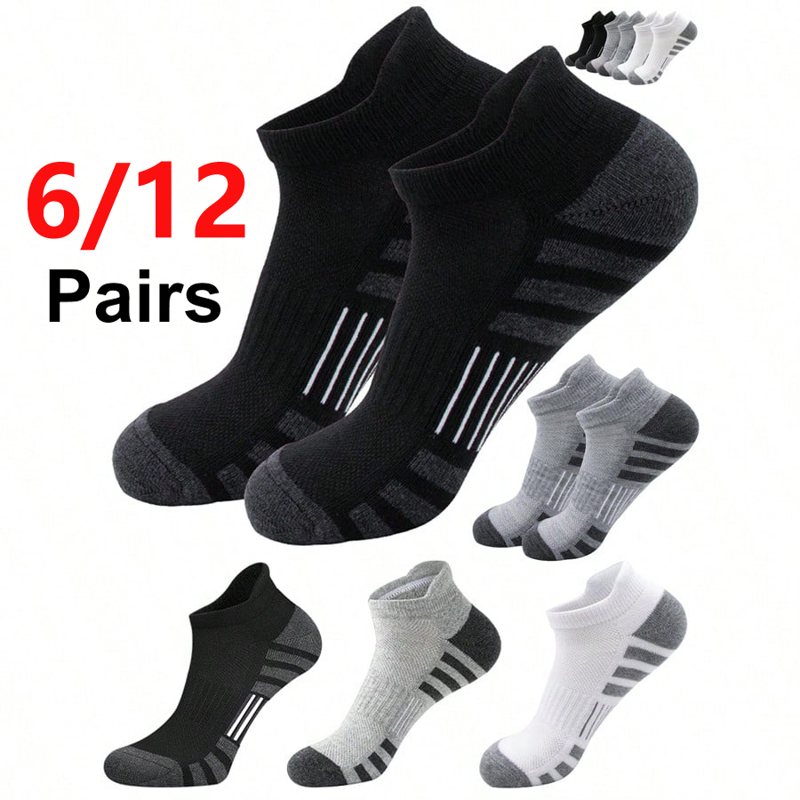6/24 Pasang Kaos Kaki Lari Atl - Athletic Sock Cushion ulasan dan harga