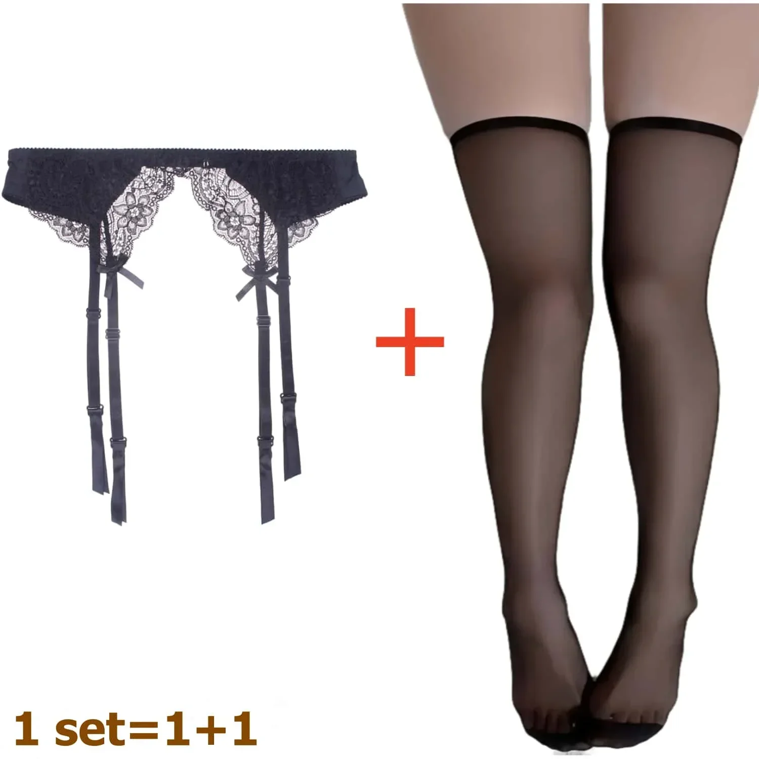 2PCS Stoking Wanita dengan Tal - Tights Pantyhose Sheer ulasan dan harga
