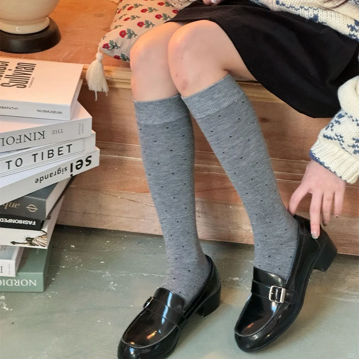 SP & CITY kaus kaki wol sutra  - Silk Sock Bamboo ulasan dan harga