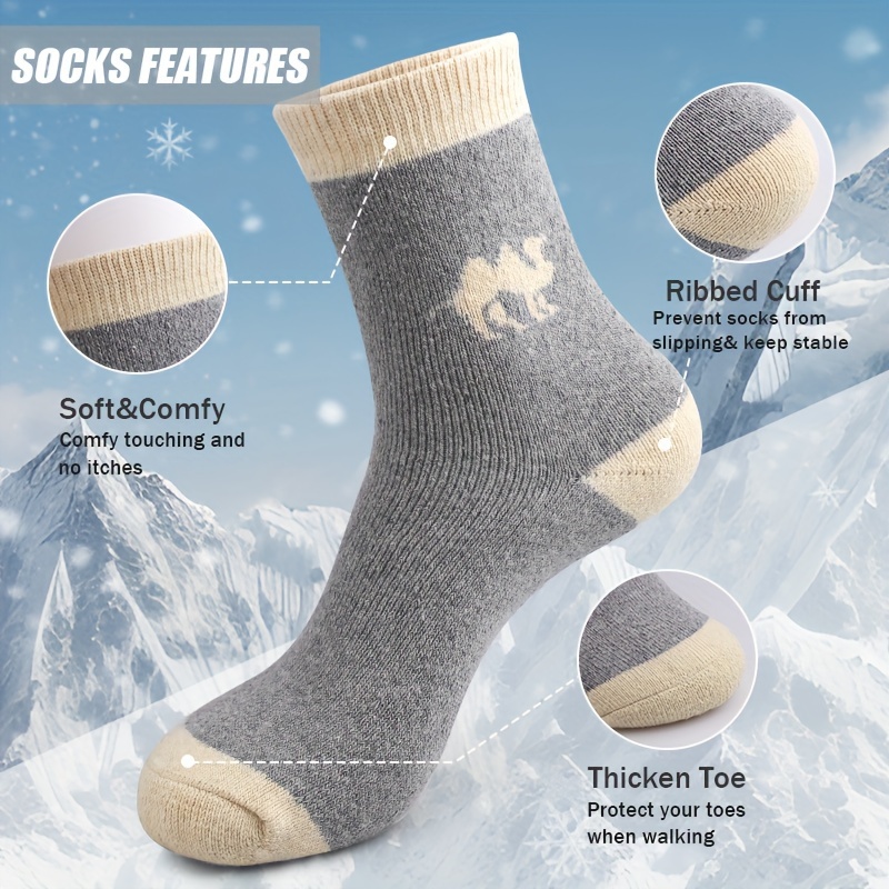 5 Pasang Kaus Kaki Musim Dingi - Thermal Sock Winter ulasan dan harga