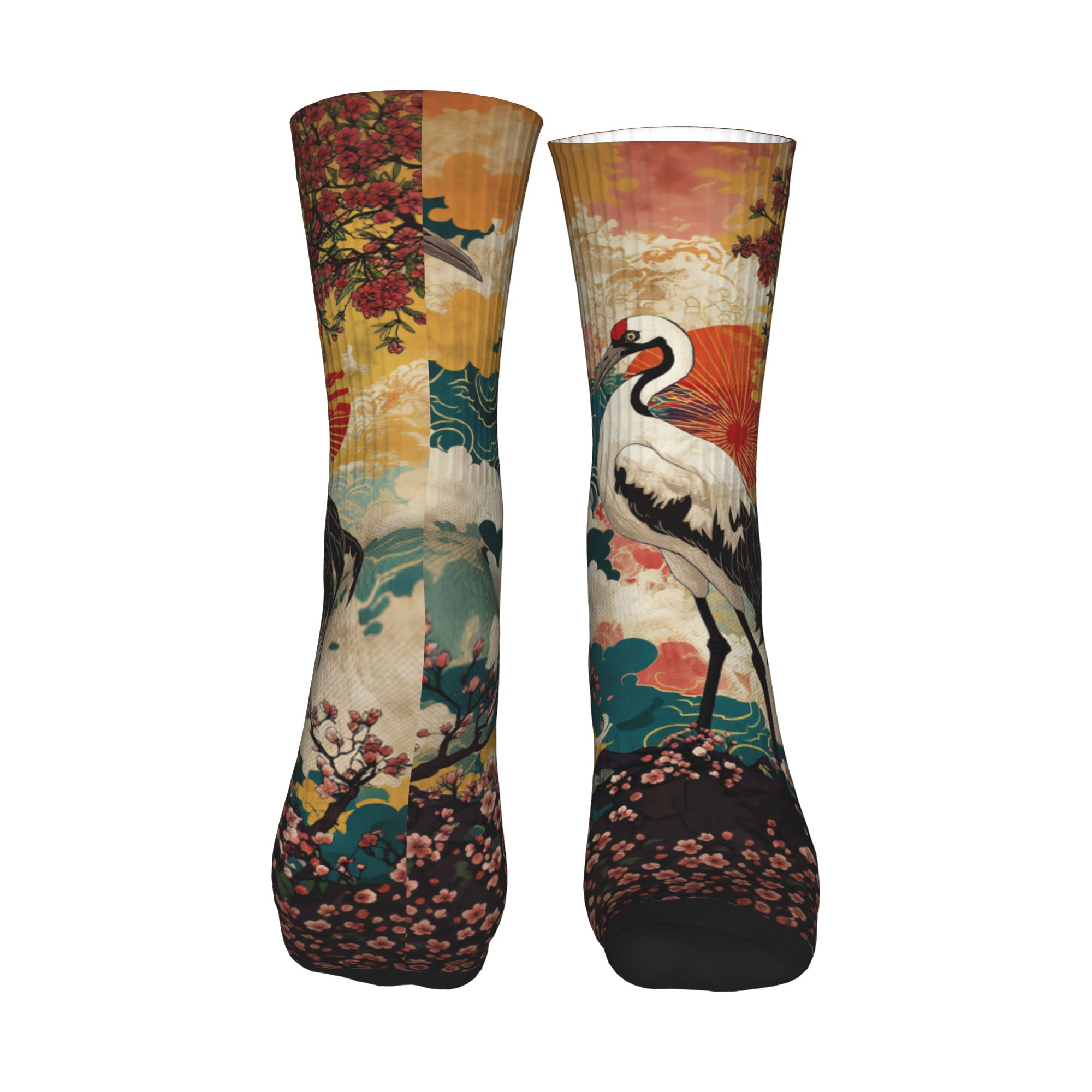 Kaus Kaki Pria Motif Ukiyo-e D - Dress Sock Men ulasan dan harga