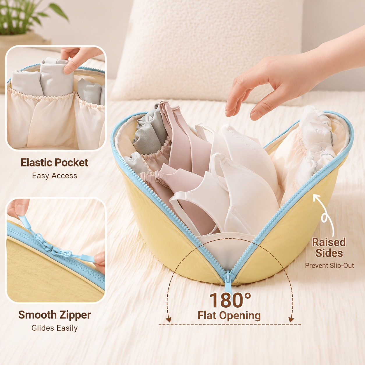 Tas penyimpanan bra berbentuk  - Sock Organizer Tray ulasan dan harga