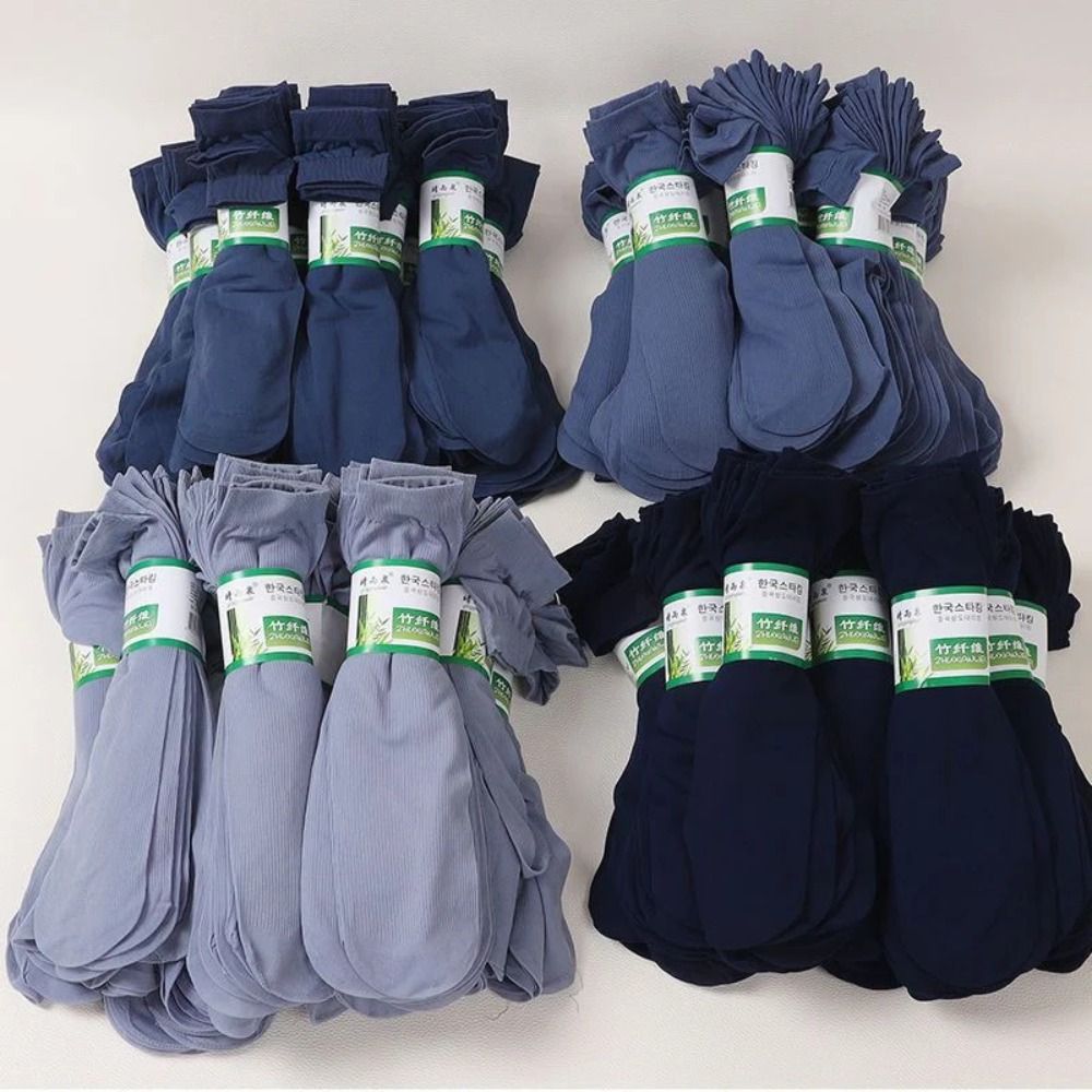 10 pasang Kaos Kaki Pria Kasua - Silk Sock Bamboo ulasan dan harga