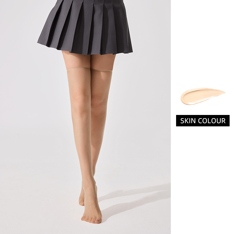 Kave 3 pasang nilon tipis stok - Thigh High Sock Stay Up ulasan dan harga