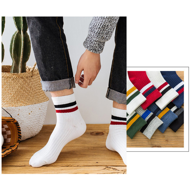 3 Pasang/Pak Kaus Kaki Pria Ka - Cotton Crew Sock Pack ulasan dan harga