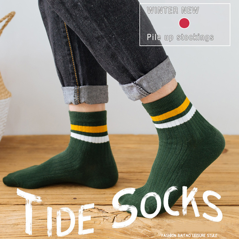 3 Pasang/Pak Kaus Kaki Pria Ka - Cotton Crew Sock Pack ulasan dan harga