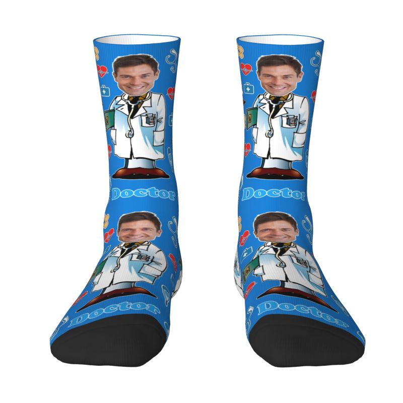 Kaos Kaki Unisex Desain Foto W - Dress Sock Men ulasan dan harga